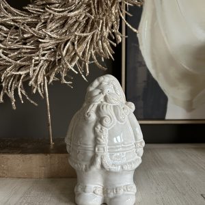 Ceramic Glazed Yuletide Cheer Santa
