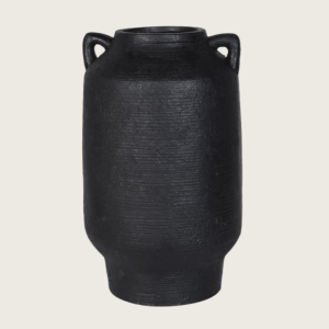 Soren Black Handle Vase