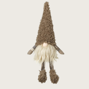 Ralphie – Tartan Gonk in Tall Brown Fluffy Hat