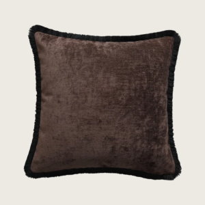 Paul Moneypenny Curtain Call Chocolate Fringe Cushion