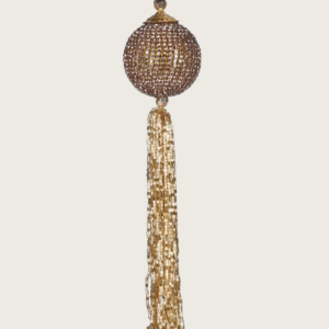 Gold Gem Tassel Bauble