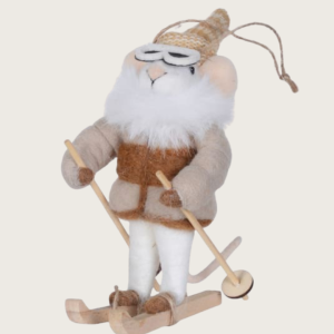 Alfie the Skiing Mouse Christmas Decoration