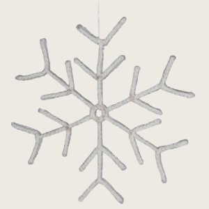 Cream Knitted Snowflake