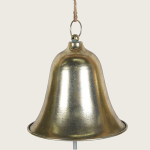 Antique Gold Hanging Christmas Bell