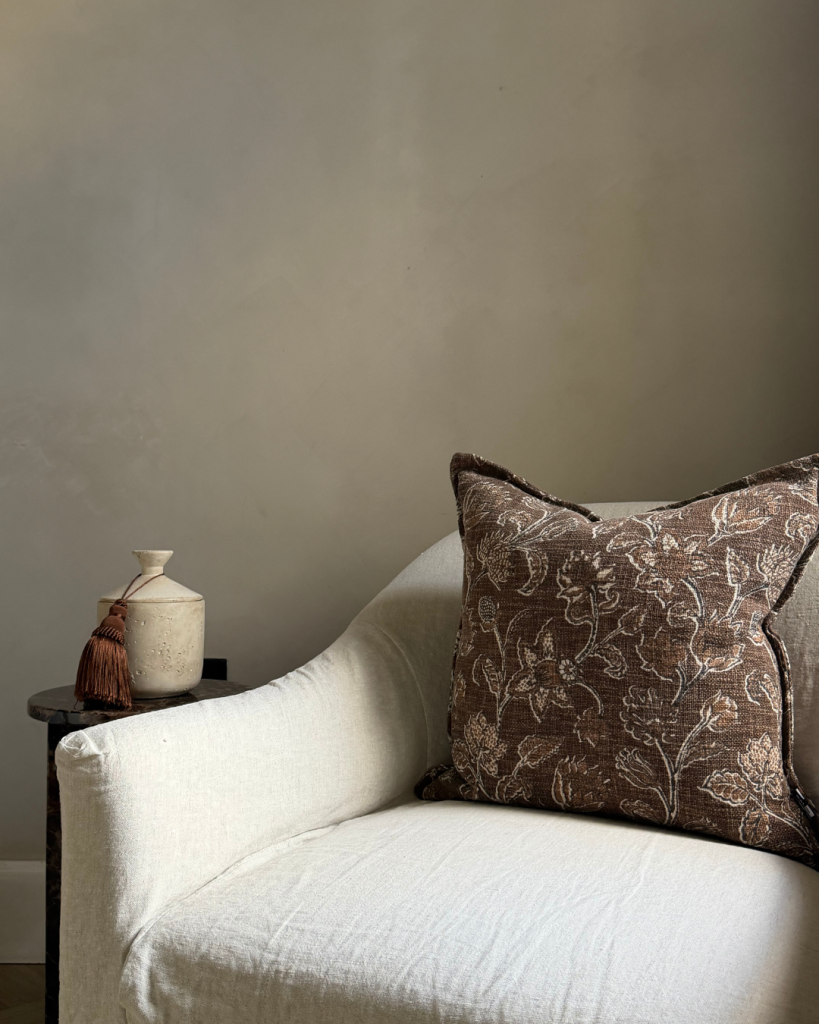Nadira Chocolate Cushion - Interior Thirteen