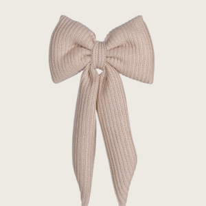 Bisque Knitted Bow